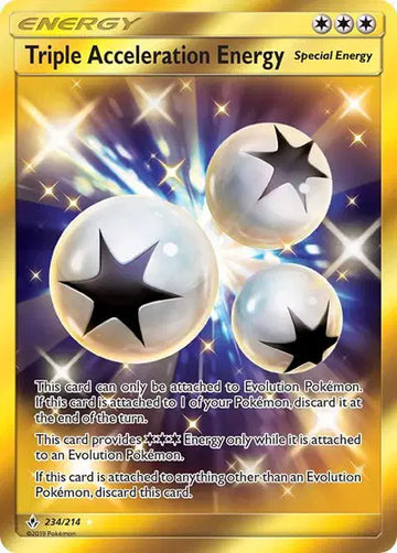 Sun & Moon Unbroken Bonds 234/214 Triple Acceleration Energy (Secret)