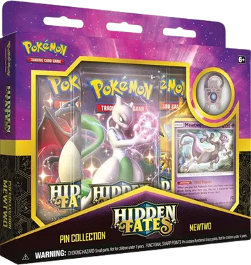Sun & Moon Hidden Fates  Pin Collection [Mewtwo]