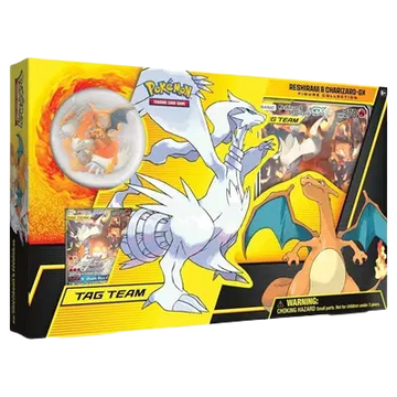 Sun & Moon Unbroken Bonds Reshiram & Charizard GX Figure Collection