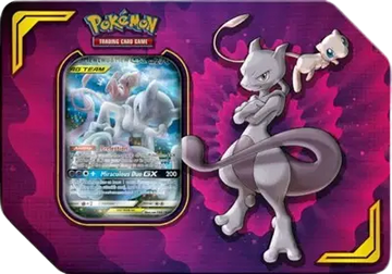 Sun & Moon Unified Minds Power Partnership Tin [Mewtwo & Mew GX]