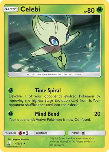 Sun & Moon Unified Minds 4/236 Celebi
