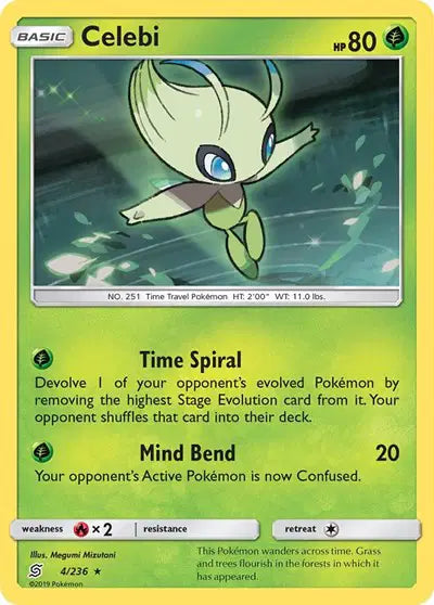 Sun & Moon Unified Minds 4/236 Celebi