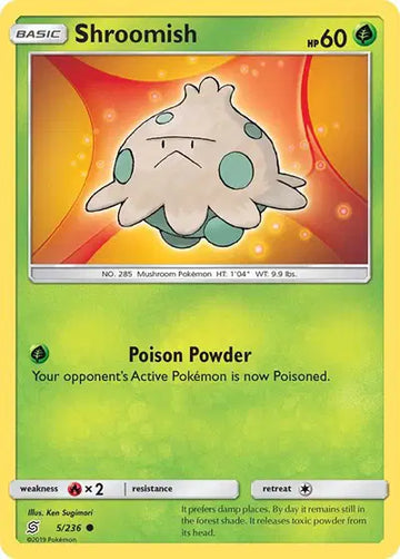 Sun & Moon Unified Minds - 5/236 Shroomish
