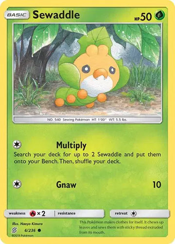 Sun & Moon Unified Minds - 6/236 Sewaddle