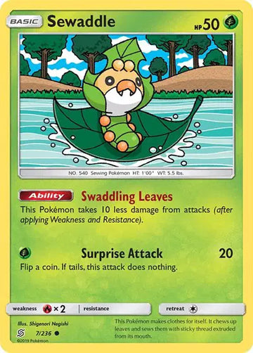 Sun & Moon Unified Minds - 7/236 Sewaddle