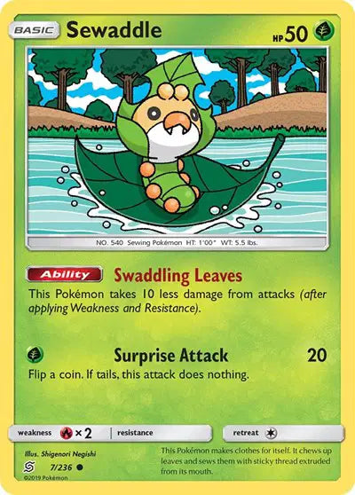 Sun & Moon Unified Minds - 7/236 Sewaddle