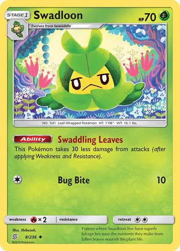 Sun & Moon Unified Minds - 8/236 Swadloon