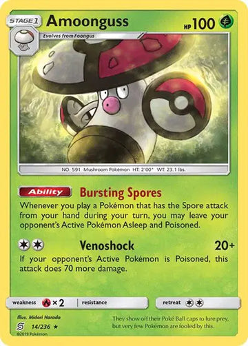 Sun & Moon Unified Minds 14/236 Amoonguss