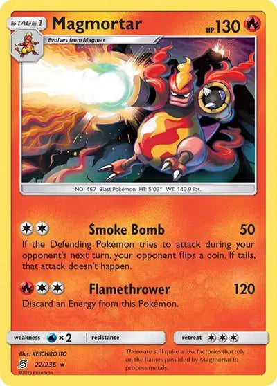 Sun & Moon Unified Minds 22/236 Magmortar