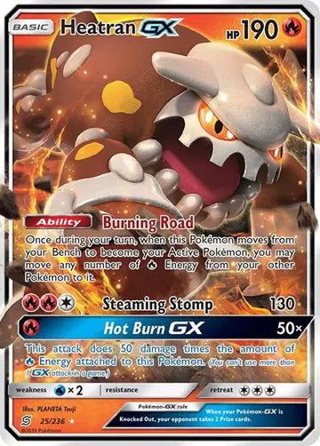 Sun & Moon Unified Minds  25/236 Heatran GX