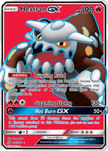 Sun & Moon Unified Minds - 216/236 Heatran GX (Full Art)