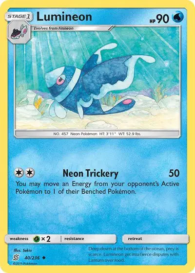 Sun & Moon Unified Minds - 40/236 Lumineon