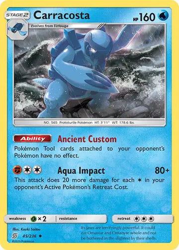 Sun & Moon Unified Minds - 45/236 Carracosta