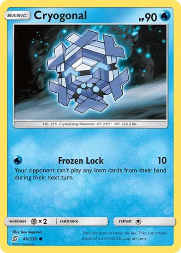 Sun & Moon Unified Minds - 46/236 Cryogonal