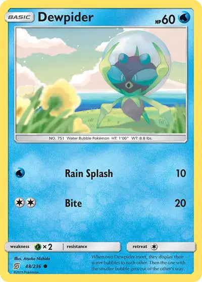 Sun & Moon Unified Minds - 48/236 Dewpider