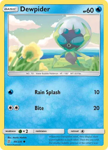 Sun & Moon Unified Minds - 48/236 Dewpider