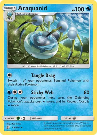 Sun & Moon Unified Minds 49/236 Araquanid