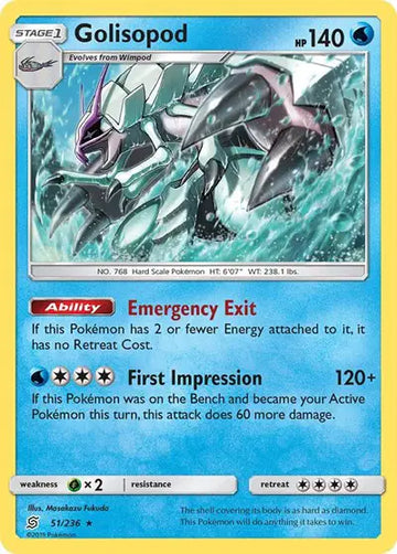 Sun & Moon Unified Minds - 51/236 Golisopod