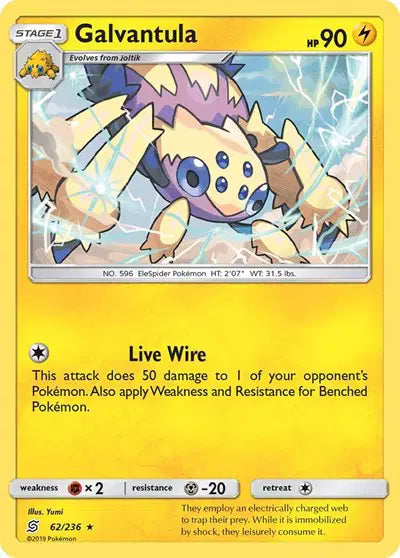 Sun & Moon Unified Minds  62/236 Galvantula