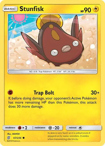 Sun & Moon Unified Minds - 67/236 Stunfisk