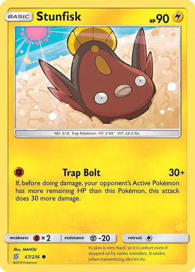Sun & Moon Unified Minds - 67/236 Stunfisk