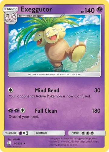 Sun & Moon Unified Minds 74/236 Exeggutor
