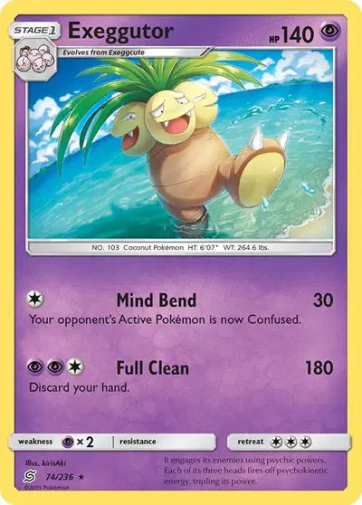 Sun & Moon Unified Minds 74/236 Exeggutor