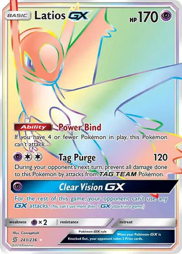 Sun & Moon Unified Minds  243/236 Latios GX (Secret)