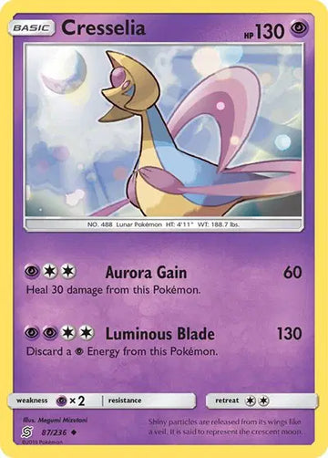 Sun & Moon Unified Minds - 87/236 Cresselia