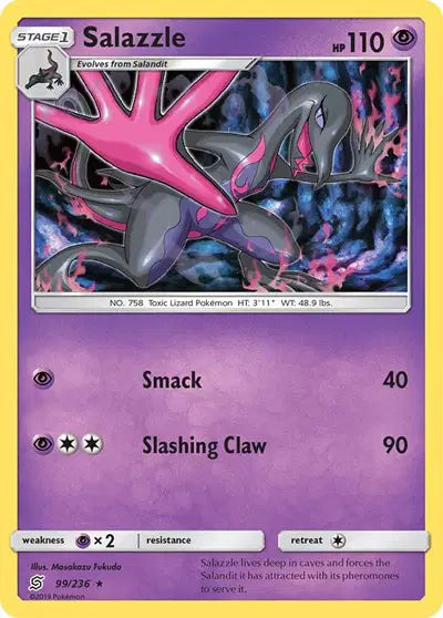 Sun & Moon Unified Minds  99/236 Salazzle (99)