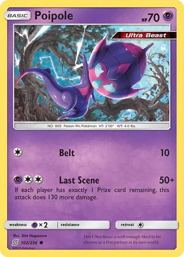 Sun & Moon Unified Minds 102/236 Poipole