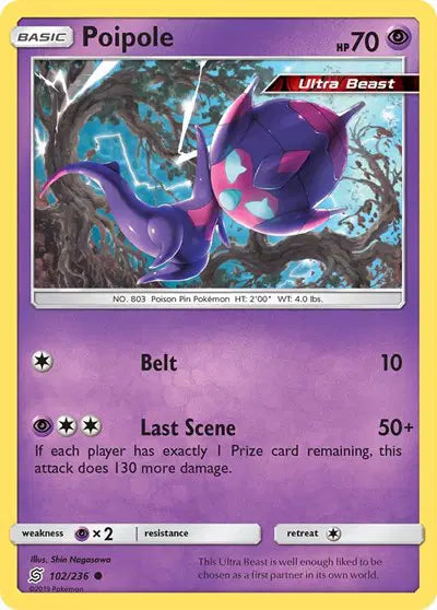 Sun & Moon Unified Minds 102/236 Poipole