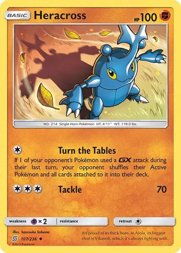 Sun & Moon Unified Minds - 107/236 Heracross