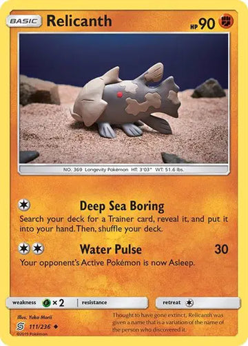 Sun & Moon Unified Minds - 111/236 Relicanth