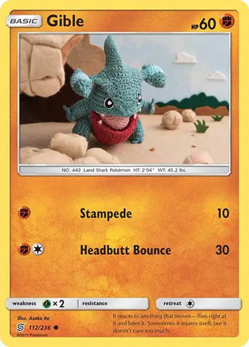 Sun & Moon Unified Minds  112/236 Gible