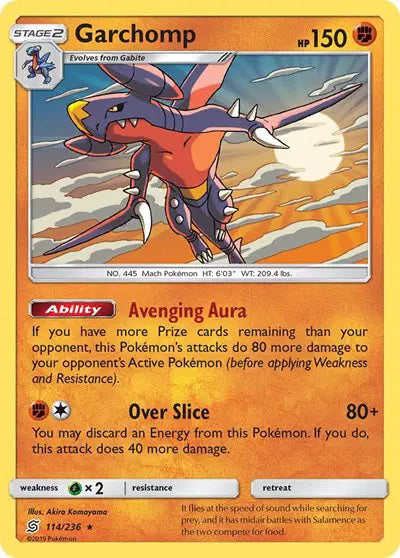 Sun & Moon Unified Minds  114/236 Garchomp