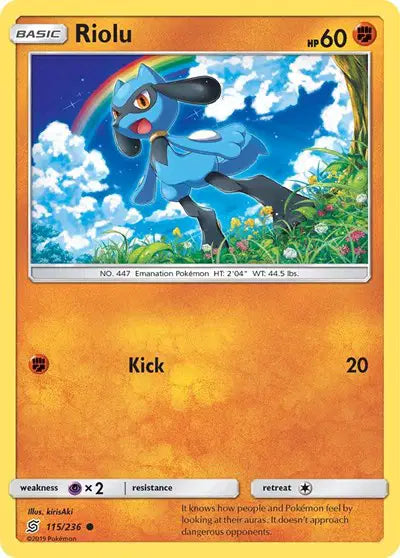 Sun & Moon Unified Minds - 115/236 Riolu (115)
