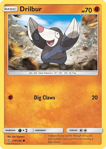 Sun & Moon Unified Minds - 118/236 Drilbur