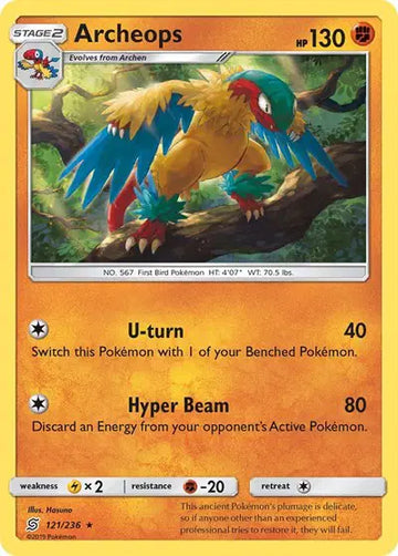 Sun & Moon Unified Minds 121/236 Archeops