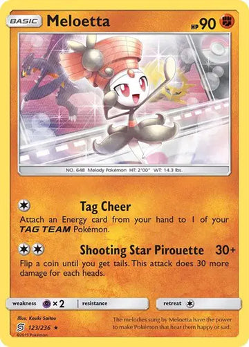Sun & Moon Unified Minds 123/236 Meloetta