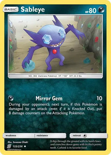 Sun & Moon Unified Minds  133/236 Sableye