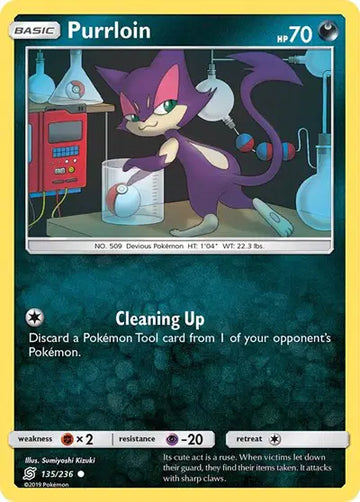 Sun & Moon Unified Minds - 135/236 Purrloin