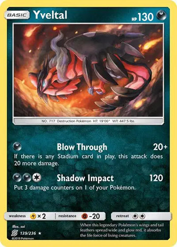 Sun & Moon Unified Minds  139/236 Yveltal