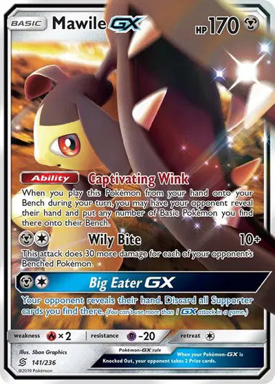Sun & Moon Unified Minds  141/236 Mawile GX