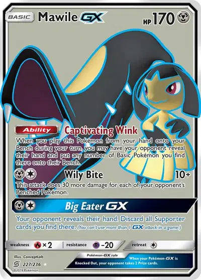 Sun & Moon Unified Minds - 227/236 Mawile GX (Full Art)