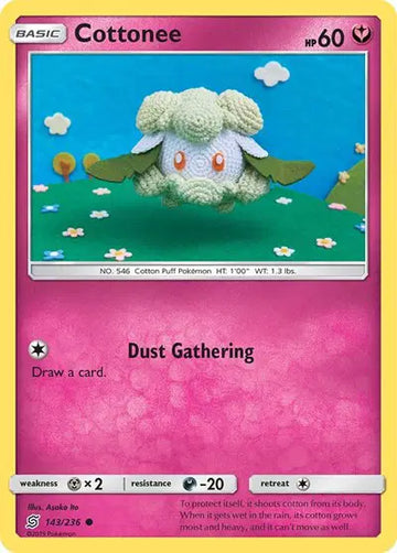 Sun & Moon Unified Minds 143/236 Cottonee