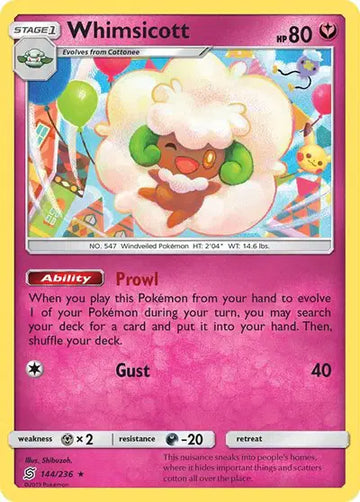 Sun & Moon Unified Minds - 144/236 Whimsicott