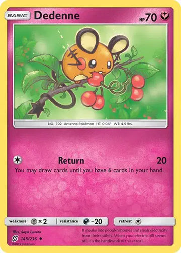 Sun & Moon Unified Minds 145/236 Dedenne