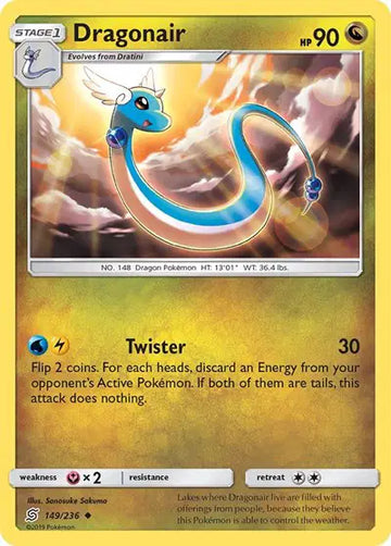 Sun & Moon Unified Minds  149/236 Dragonair (149)