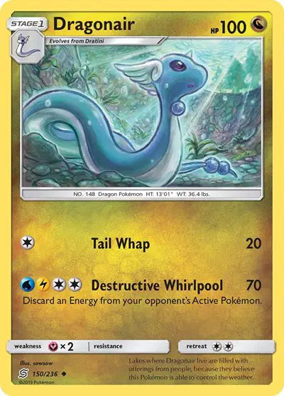 Sun & Moon Unified Minds 150/236 Dragonair (150)